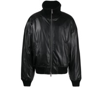 Jacke aus Faux-Leder