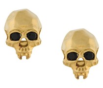 'Vampire Skull' Ohrringe aus vergoldetem Sterlingsilber