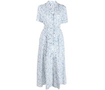 Midikleid mit grafischem Print