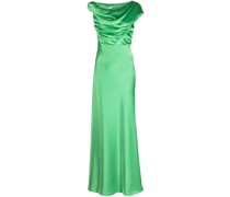 Asymmetrisches Seidenkleid