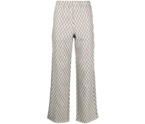 Hose mit Jacquardmuster
