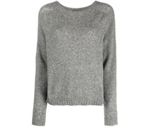 Strickpullover mit rundem Ausschnitt