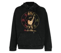 Hoodie mit "Shock Waves"-Stickerei