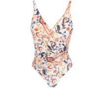 Badeanzug mit Blumen-Print