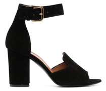 Sandalen aus Wildleder 100mm