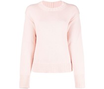Strickpullover mit Rundhalsausschnitt
