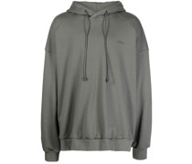 Hoodie mit aufgesticktem Logo