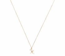 18kt Enchanted Twig Alphabet K Gelbgoldhalskette