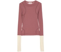 extra-long-sleeves cotton top
