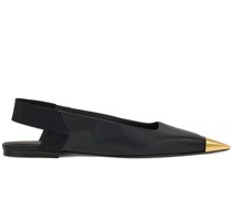 Ballerinas in Metallic-Optik
