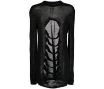 Gestrickter Pullover mit Cut-Outs