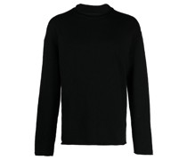 Gerippter Strickpullover