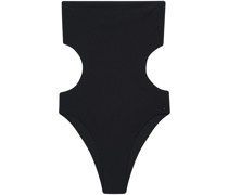 Bandeau-Badeanzug mit Cut-Out