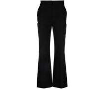 Cropped-Hose mit hohem Bund