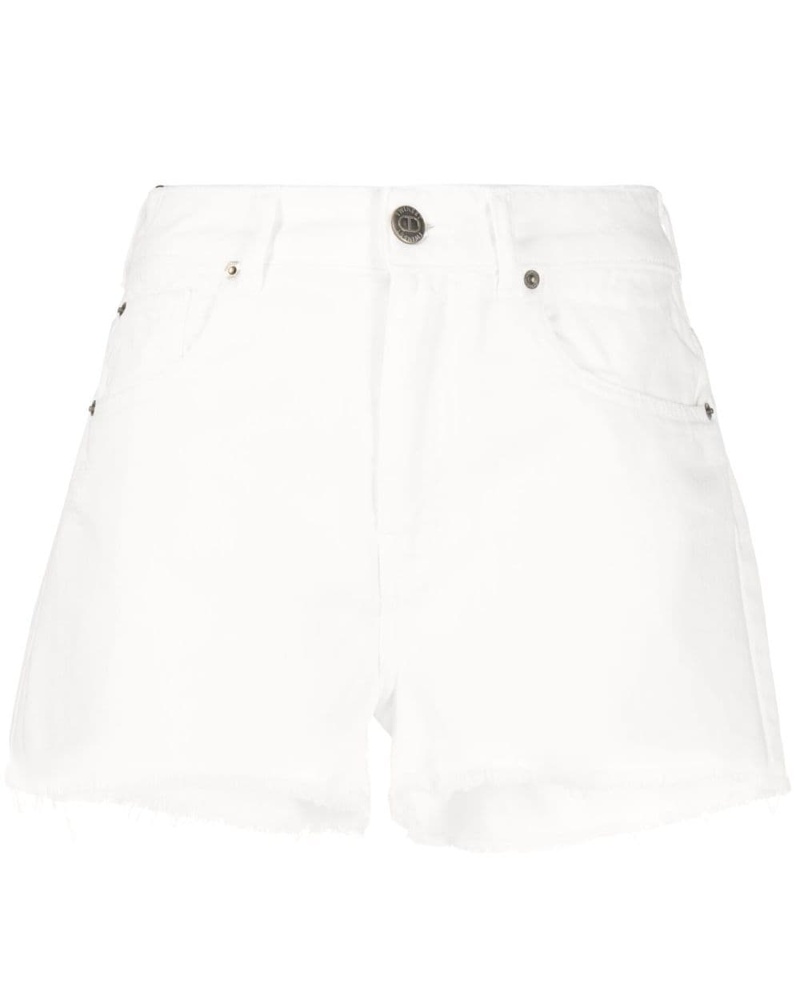Twin-Set Damen Jeans-Shorts mit hohem Bund