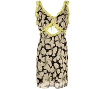 Minikleid mit Blumen-Print