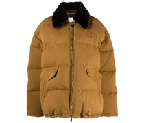 Jacke mit Logo-Stickerei