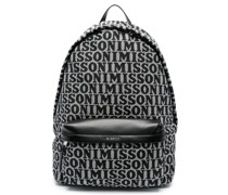 Rucksack mit Logo-Stickerei