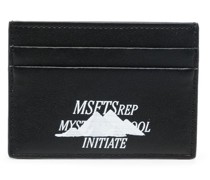 Kartenetui mit Logo-Print