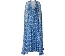 Seidenkleid mit Blumen-Print
