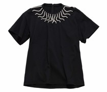 T-Shirt mit Kristallen