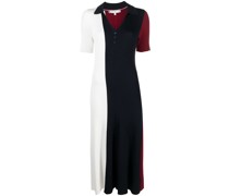Kleid in Colour-Block-Optik