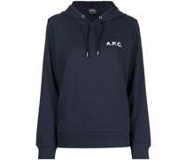 A.P.C. Hoodie mit Logo-Print