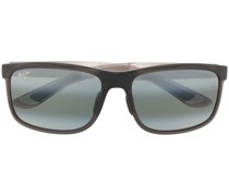 Sonnenbrille mit eckigem Gestell