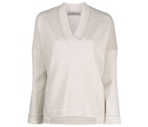 Pullover mit V-Ausschnitt