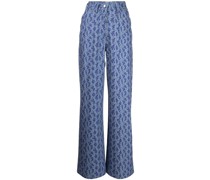 Jemima Hose mit weitem Bein