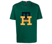 T-Shirt mit Logo-Applikation