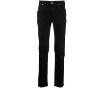 Skinny-Jeans mit Logo-Patch