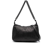 Plisitea Schultertasche mit Pailletten