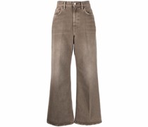 Weite High-Rise-Jeans