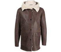 Mantel mit Shearling-Futter