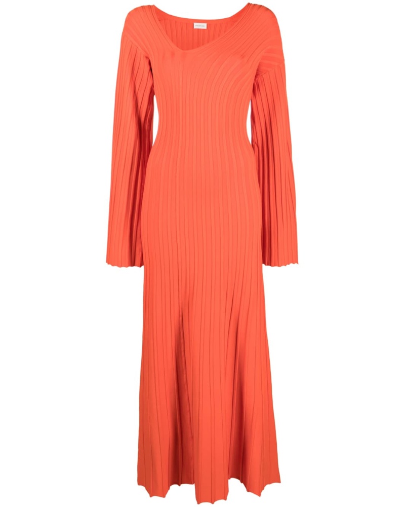 By Malene Birger Damen Asymmetrisches Strickkleid