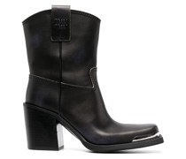 85mm metal toecap ankle boots
