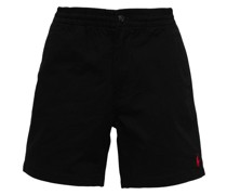 embroidered-logo deck shorts