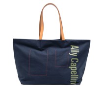 Shopper mit Logo-Print