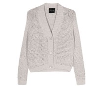 Cardigan mit V-Ausschnitt