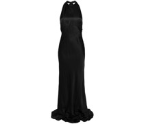 Rückenfreies Maxikleid aus Satin