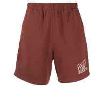 Bermudas mit Logo-Print