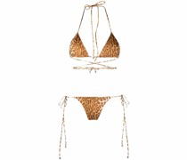 Bikini mit Leoparden-Print