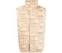 Weste mit Logo-Print