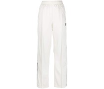 Weite Jeans mit Logo-Applikation