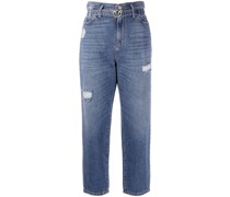 Lockere Bootcut-Jeans
