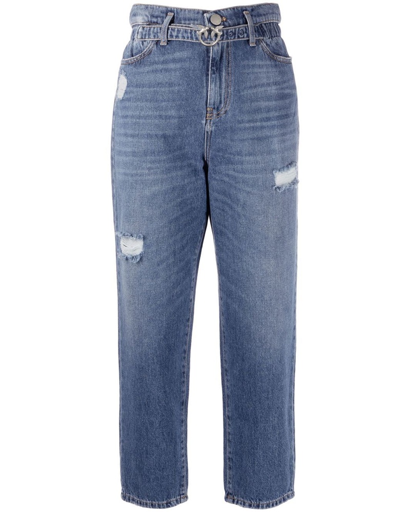 Pinko Damen Lockere Bootcut-Jeans Pinko Damen Lockere Bootcut-Jeans