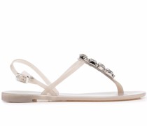 Sandalen mit Kristallen