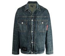Jeansjacke mit Knopfleiste