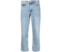 Halbhohe Cropped-Jeans